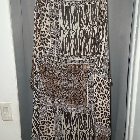 Animal Print Coverup Kimono - Picture 11 of 15